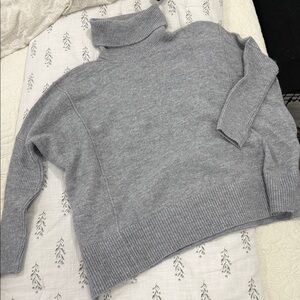 Gap Grey Turtleneck Sweater